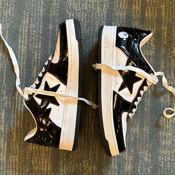 ABathing Ape Bape Sta Low color Black size 9 - Picture 2 of 16